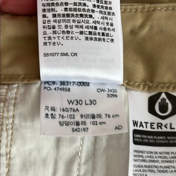 LEVI’S PREMIUM Khaki High Waist Cotton Pants Chinos Tapered Pleated, Size 30 - Picture 14 of 14